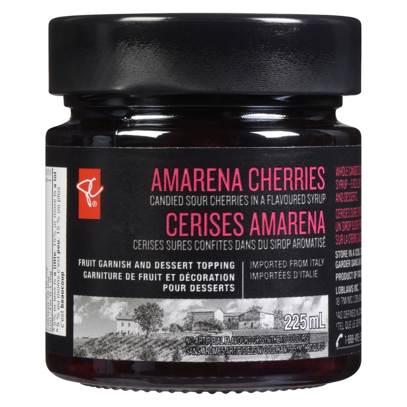 Amarena Cherries Candied Sour Cherries in a Flavoured Syrup 