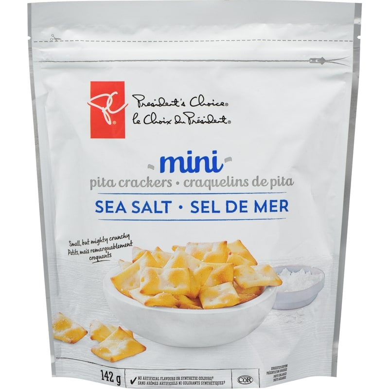 Mini Pita Crackers, Sea Salt