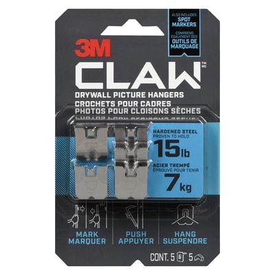 3M Drywall Picture Hangers 15lb 1 ea, $16.00/1ea