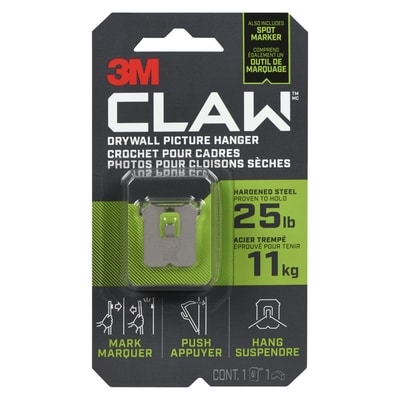 3 M Crochet pour cadres photos pour cloisons sèches 11kg 1 ea, 6,00 $/1ch