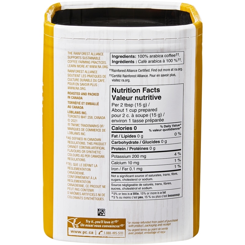 PC® Sumatra Single Origin Dark Roast Fine Grind Coffee