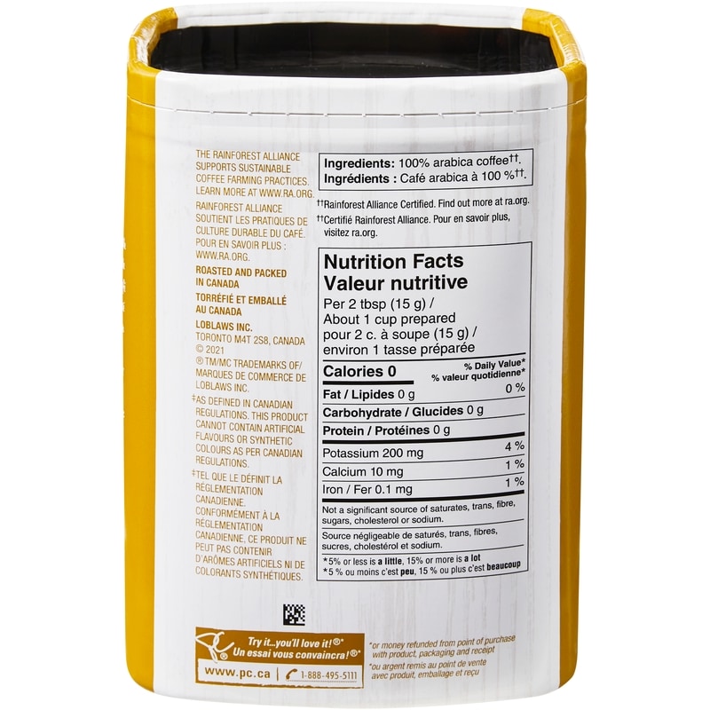 PC® Sumatra Single Origin Dark Roast Fine Grind Coffee