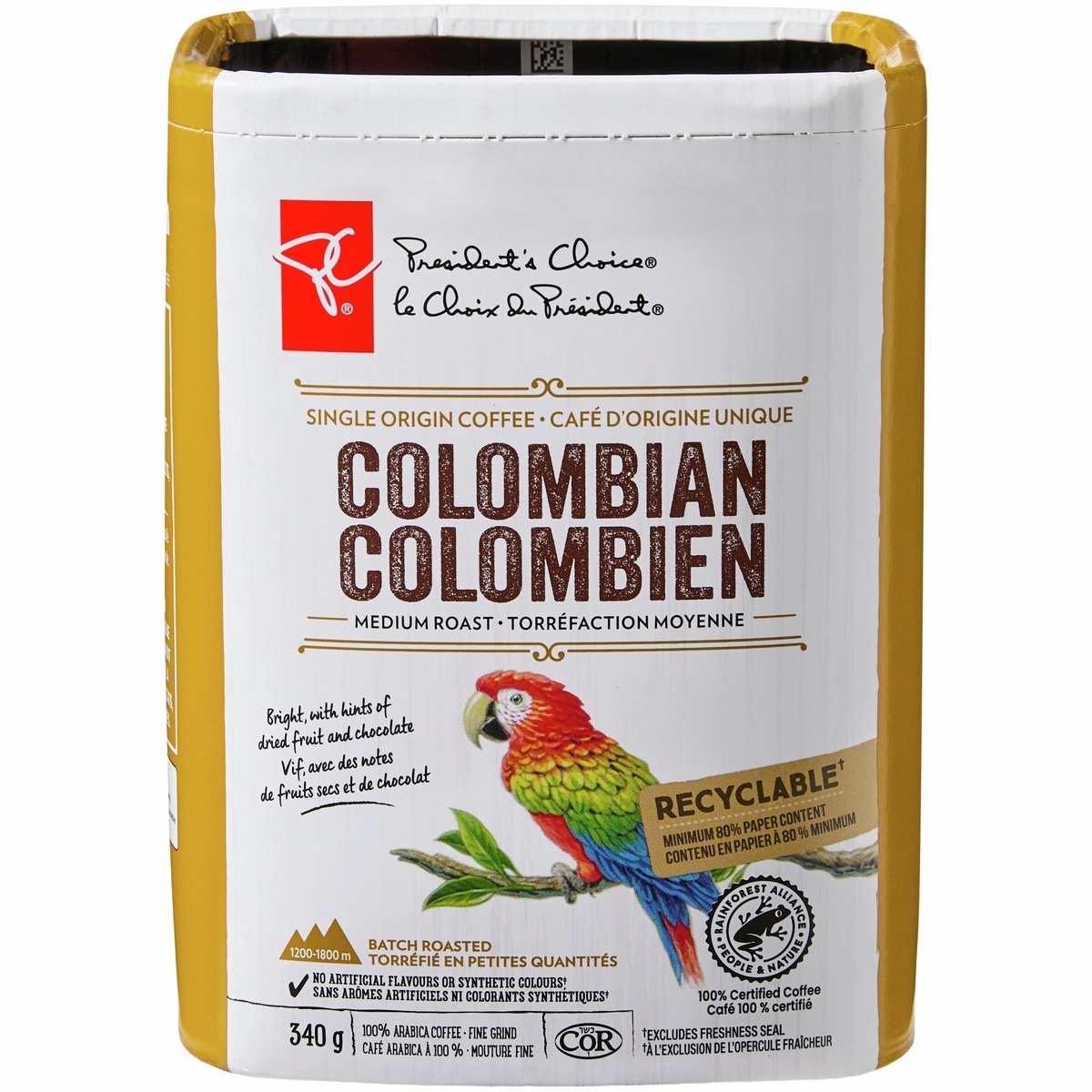 President's Choice PC® Costa Rica Single Origin Medium Roast Fine Grind Coffee