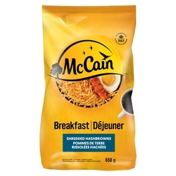 McCain Shredded Hashbrowns 650 g, $0.77/100g