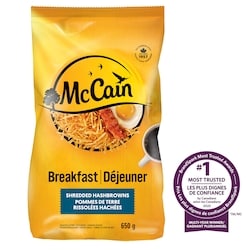 McCain Shredded Hashbrowns 650 g, $0.81/100g