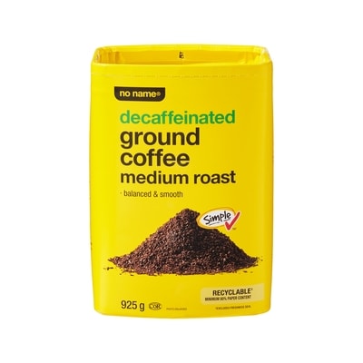 Sans Nom Café décafféiné moulu biologique à torréfaction moyenne 925 g, 1,62 $/100g