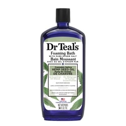 Dr. Teal's Foaming Bath with Pure Epsom Salt, Cannabis Sativa Hemp Seed Oil 1000 ml, $1.00/100ml