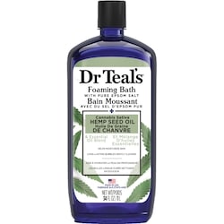 Dr. Teal's Foaming Bath With Pure Epsom Salt Cannabis Sativa Hemp Seed Oil With Essential Oil Blend 1000 ml, $1.00/100ml