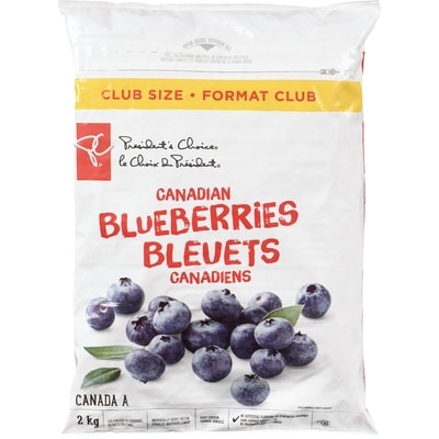 le Choix du Président Bleuets Cultives 2Kg 2 kg, 0,80 $/100g