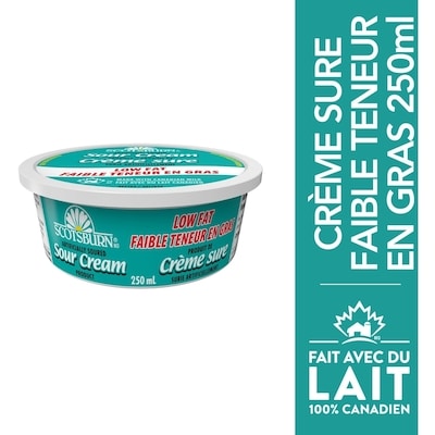 Scotsburn Crème sure faible teneur en gras 250 ml, 1,52 $/100ml