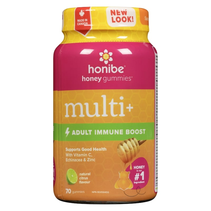 Multi+ Adult Immune Boost Natural Citrus Flavour Bonus Size!