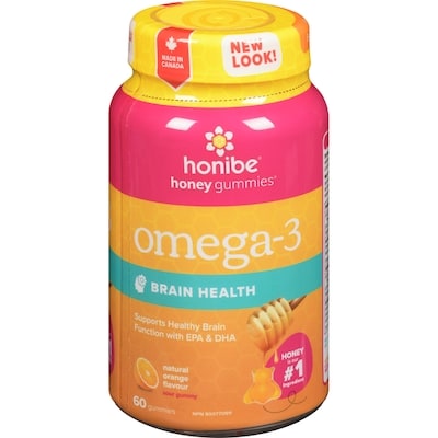 Honibe Omega 3 Gummies 60 ea, $0.33/1ea