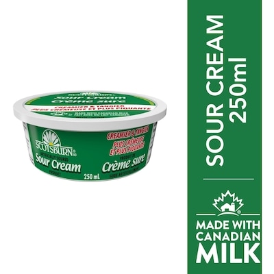 Scotsburn Sour Cream Creamier & Tangier 250 ml, $1.52/100ml