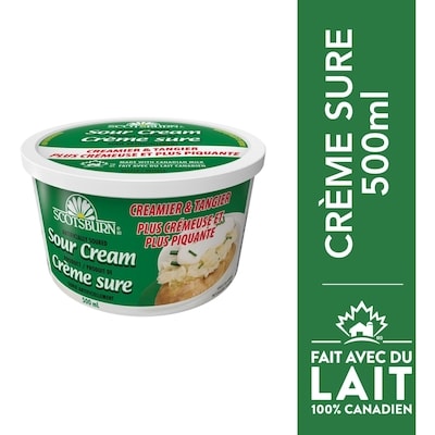 Scotsburn Crème sure plus crémeuse et plus piquante 500 ml, 1,40 $/100ml