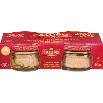 Callipo Solid Light Tuna In Olive Oil  80 g, $8.74/100g
