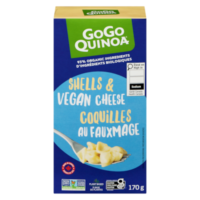 GoGo Quinoa Coquilles Au Fauxmage 170 g, 2,82 $/100g