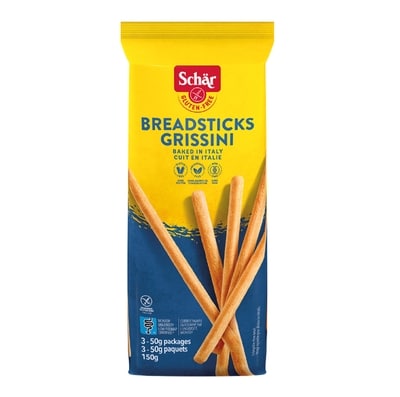 Schar Grissini Sans Gluten 150 g, 5,67 $/100g