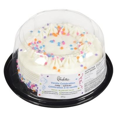 Charlotte's Cake Vanilla Celebration 475 g, $1.26/100g