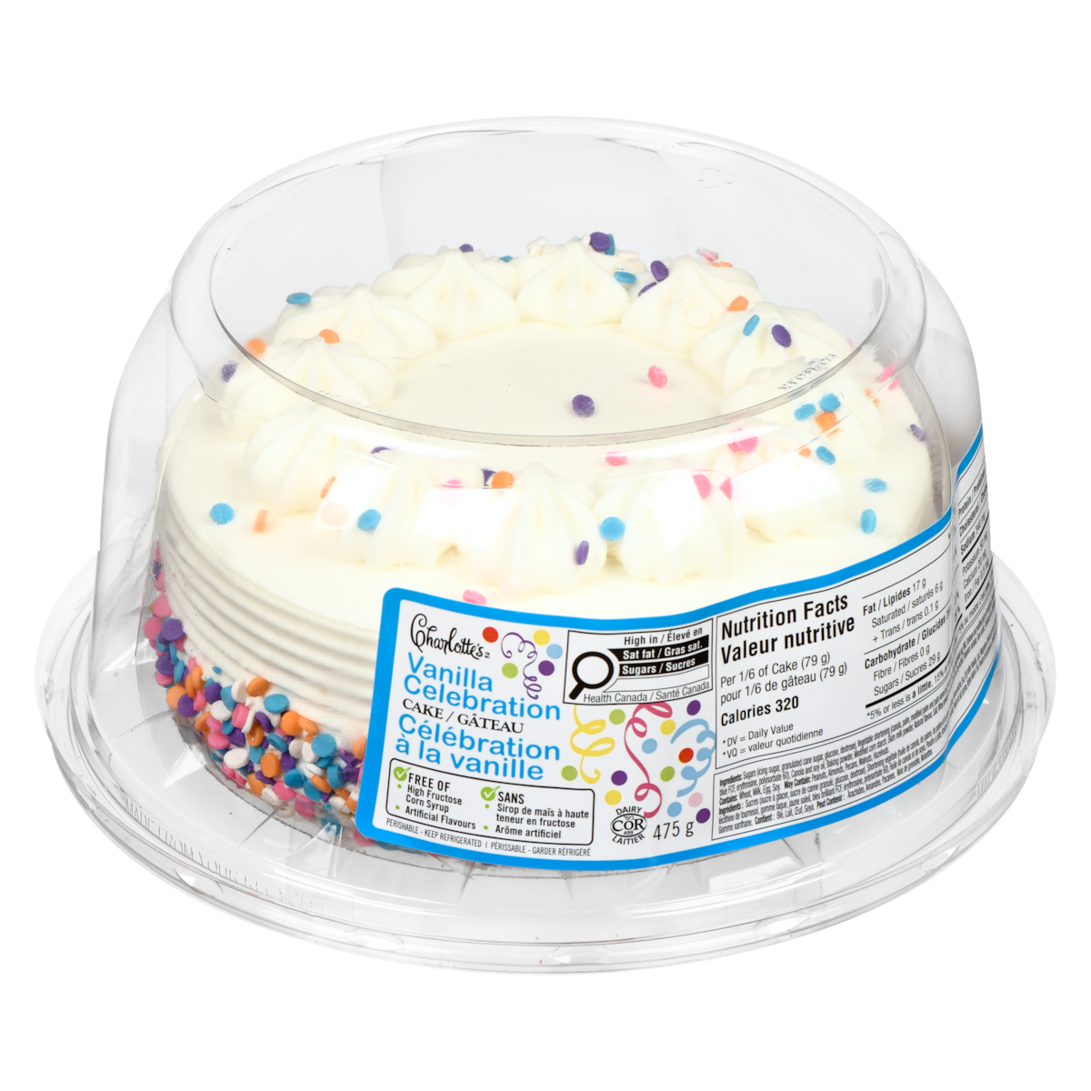 Charlotte's Cake Vanilla Celebration
