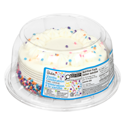 Charlotte's Cake Vanilla Celebration 475 g, $1.26/100g