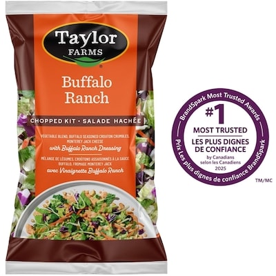 Taylor Farms Buffalo Ranch Chopped Salad Kit 383 g, $1.69/100g