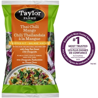 Taylor Farms Salade Hachée Chili Et Mangue Style Thaïlandais 319 g, 2,19 $/100g
