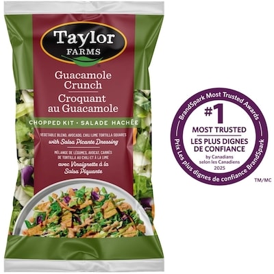 Taylor Farms Guacamole Crunch Chopped Salad Kit 319 g, $2.03/100g