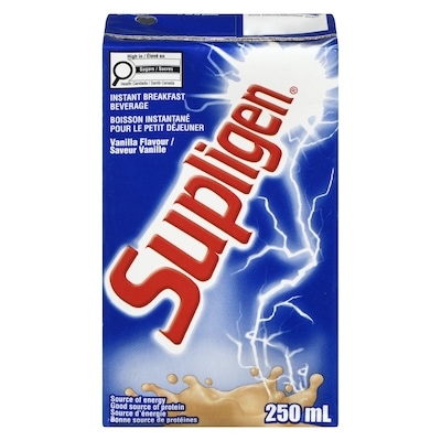 Supligen Instant Breakfast Beverage Vanilla Flavour 250 ml, $0.92/100ml