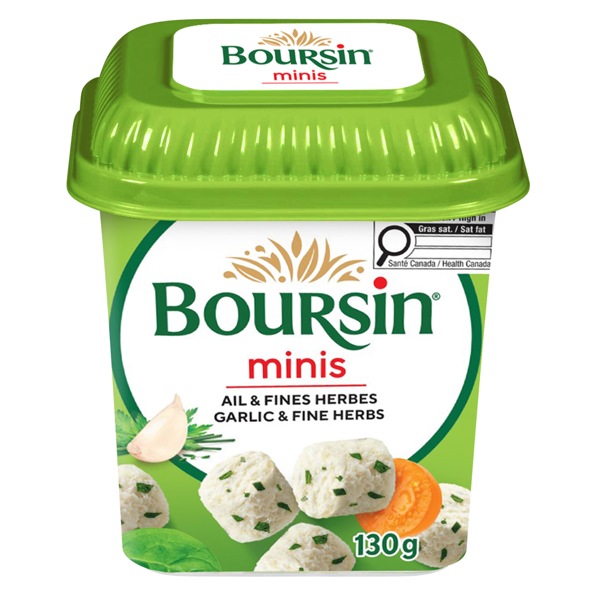 Boursin Fresh Soft White Cheese Minis Garlic & Fine Herbs