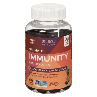 SUKU Immunité Ultime Pour Adultes  60 ea, 0,37 $/1ch