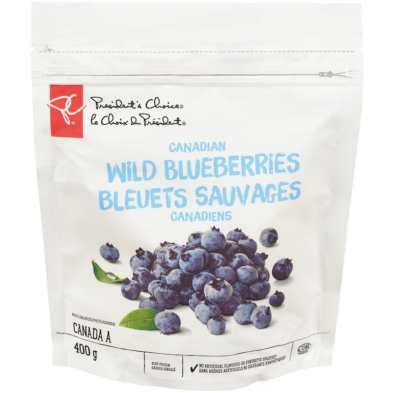 Blueberry President's Choice Canadian Wild Blueberries - 400 g | Your