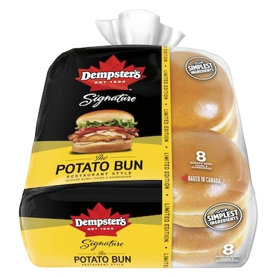 Dempster Signature Potato Burger Buns 480 g, $1.02/100g