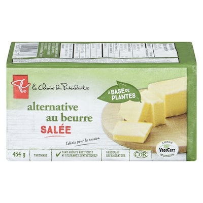 le Choix du Président Alternative au beurre salée À base de plantes 454 g, 1,10 $/100g