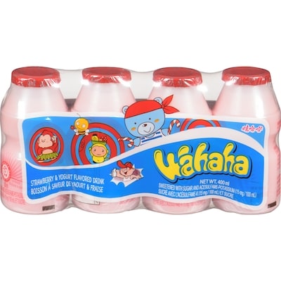 Wahaha Strawberry Yogurt 400 ml, $0.50/100ml