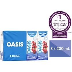Oasis Berry Juice 8x200.0 ml, $0.28/100ml