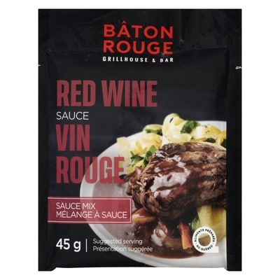 Bâton Rouge Baton Rouge Sauce Au Vin Rouge 45 g, 4,42 $/100g