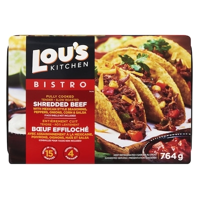 Lous Beef Taco Kit 764 g, $2.22/100g