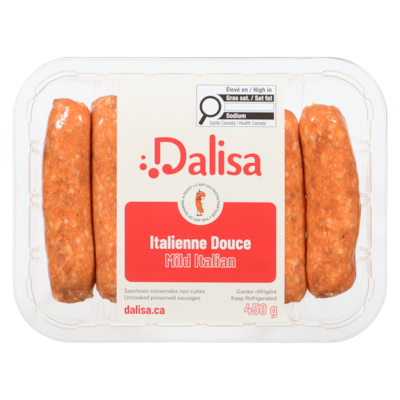 Saucisses Italiennes Douces Non Cuites Conservées