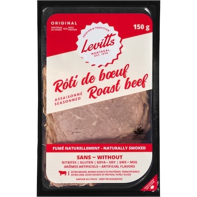 Levitts Rôti De Bœuf Assaisonné Original 150 g, 3,66 $/100g