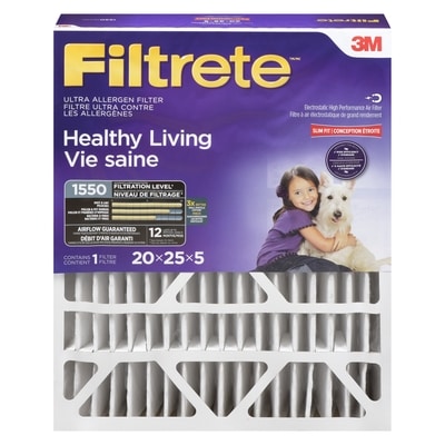 Filtrete Filtre ultra contre les allergènes vie saine 1 ea, 60,00 $/1ch