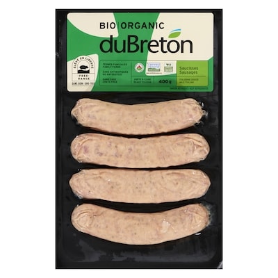duBreton Sausages Mild Italian  400 g, $2.25/100g