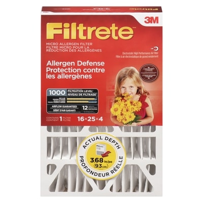 Filtrete Micro Allergen Filter Allergen Defense 1 ea, $50.00/1ea