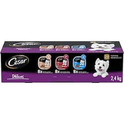 Cesar Nourriture humide pour chiens adultes pain classique format variété de délices 2.4 kg, 1,67 $/100g