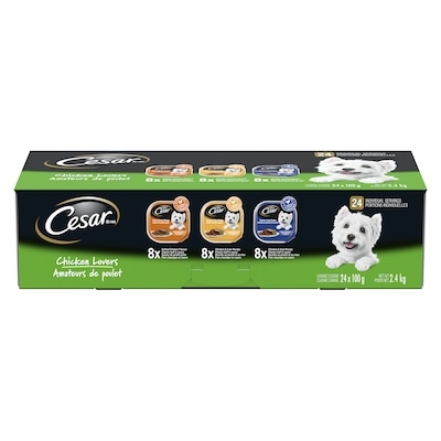 Cesar Chicken Lover Dog Food 2.4 kg, $1.58/100g