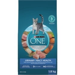 Purina ONE +Plus Formule Système Urinaire, Nourriture Sèche pour Chats 1,8 kg 1.8 kg, 0,78 $/100g