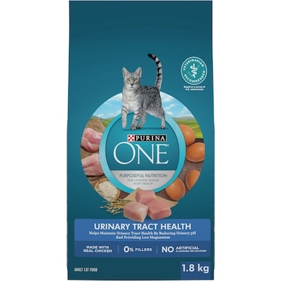 Purina ONE +Plus Formule Système Urinaire, Nourriture Sèche pour Chats 1,8 kg 1.8 kg, 0,78 $/100g