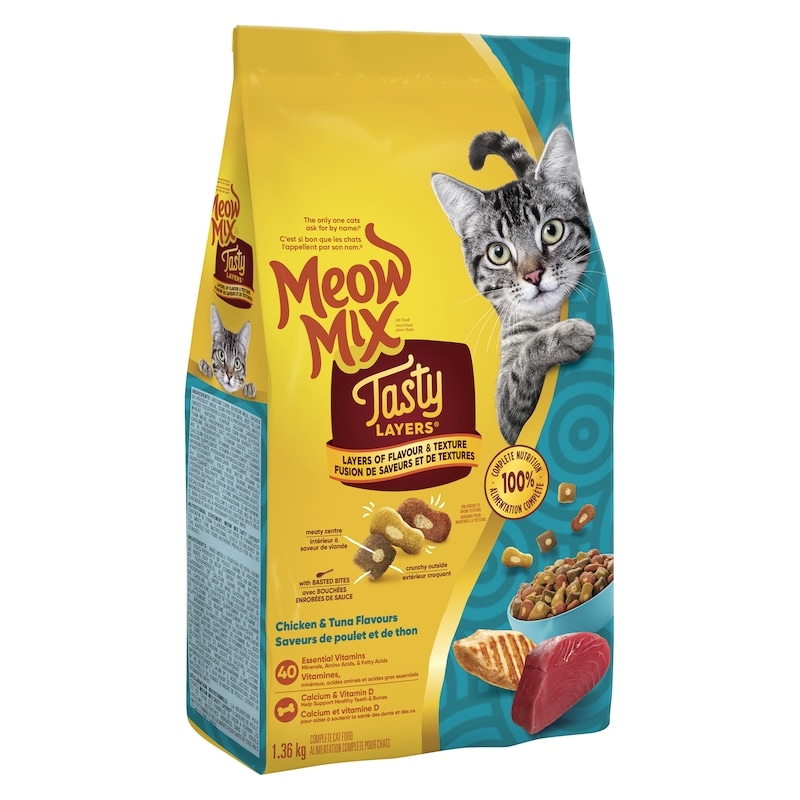 Cat Food, Tasty Layers Chicken and Tuna Flavour 1.36kg