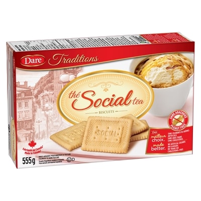 Dare Traditions Social Tea Cookies 555 g, $1.08/100g