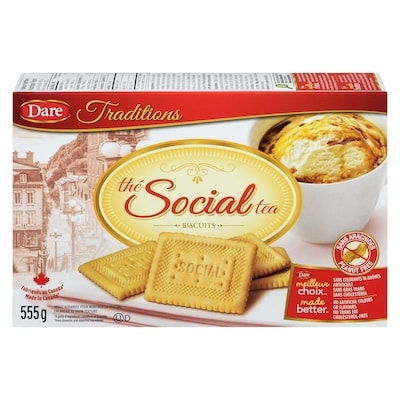 Dare Biscuits Traditions Thé social 555 g, 1,08 $/100g