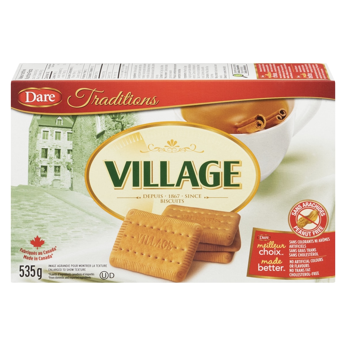 Dare Traditions Village Cookies 535 g, $1.12/100g